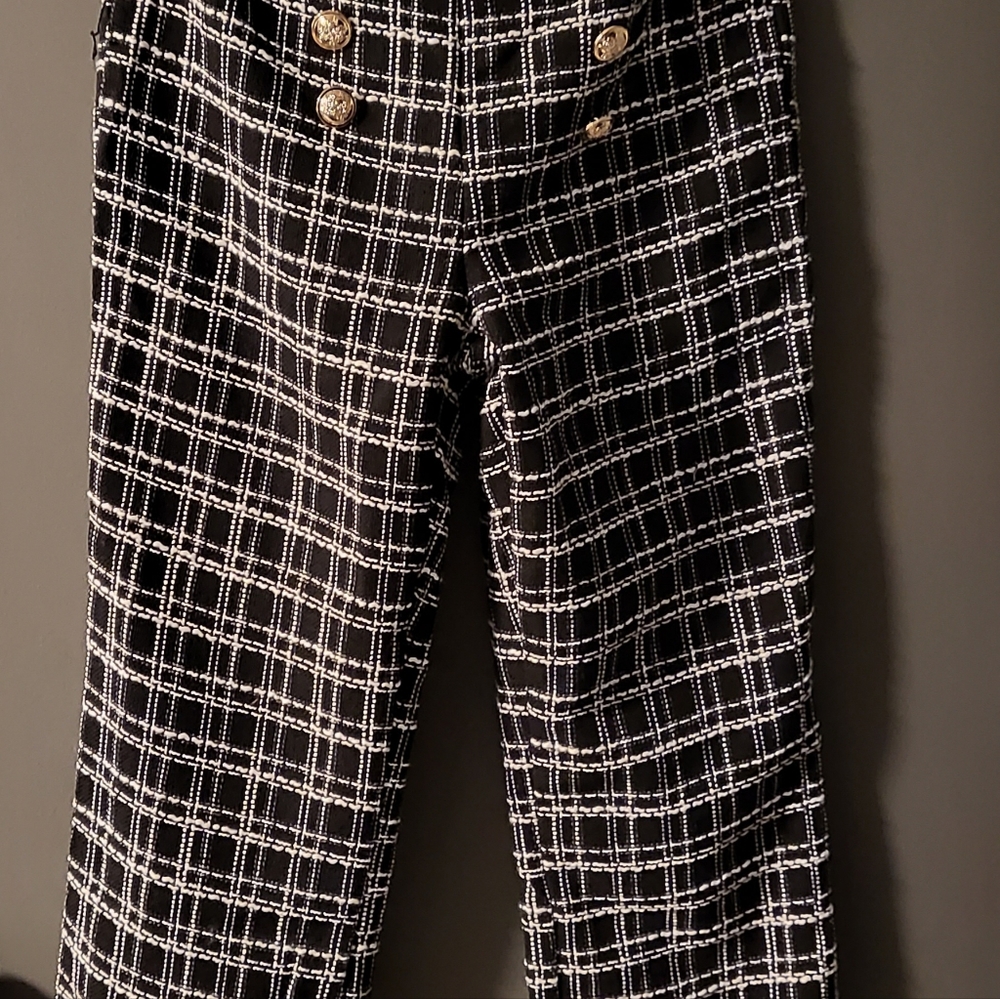 Side Zip Gold Accent Pants - Picture 6 of 6